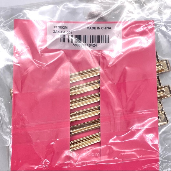 NWT Zaxie Mixed Lucite Bar Clips (6) - Picture 12 of 13